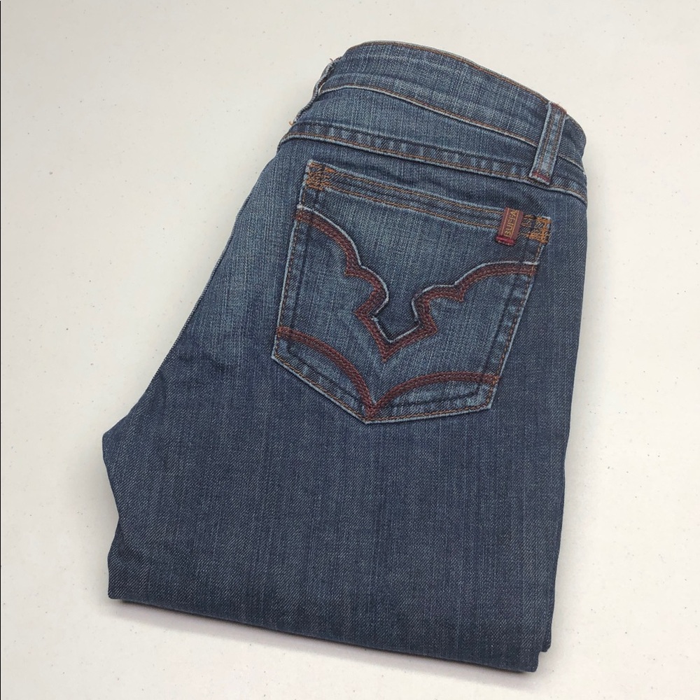 VINTAGE LIKE NEW DAVID BITTON MID-RISE SLIM BOOT JEANS 28x30 ⭐️